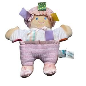 Vintage 2006 Taggies 8” Plush Baby Doll Signature Mary Meyers 06 Lovey Stuffed